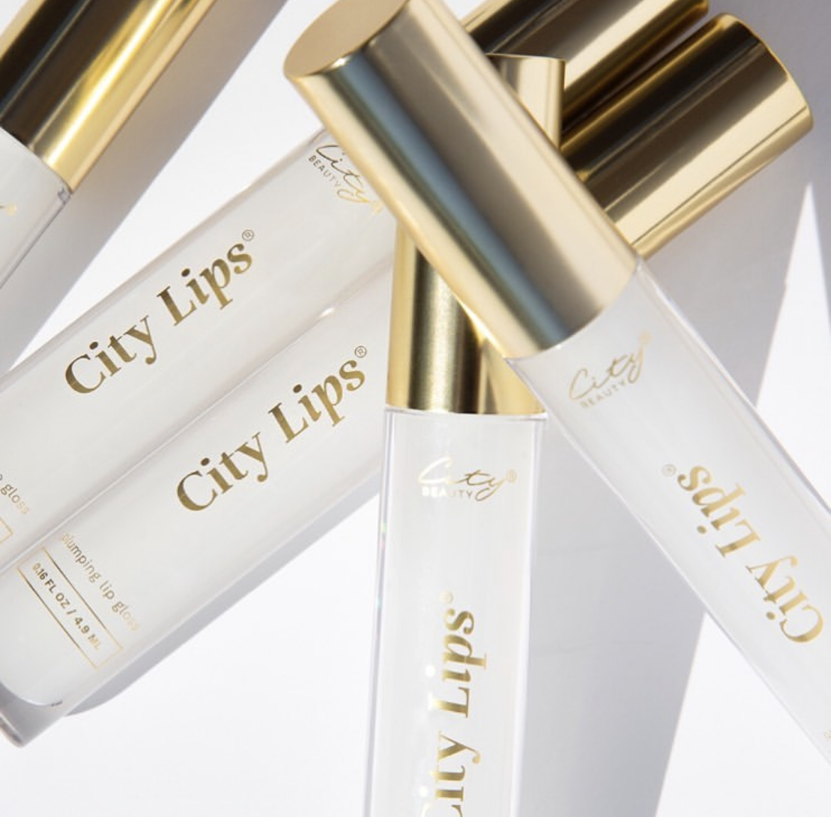 City Beauty City Lips Plumping Lip Gloss Silver Skyline