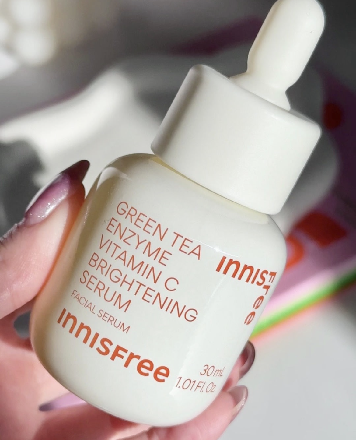 Innisfree Green Tea Enzyme Vitamin C Korean Face Serum Review